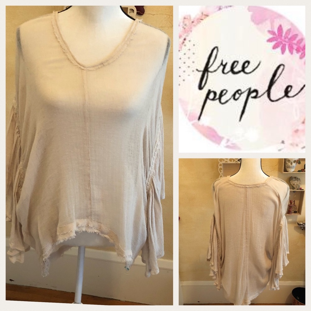 Free people light blouse